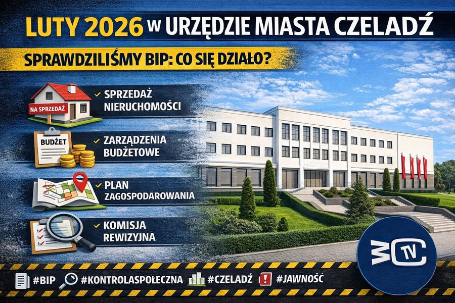 📄 Luty w Urzędzie Miasta Czeladź. Co naprawdę działo się w BIP?