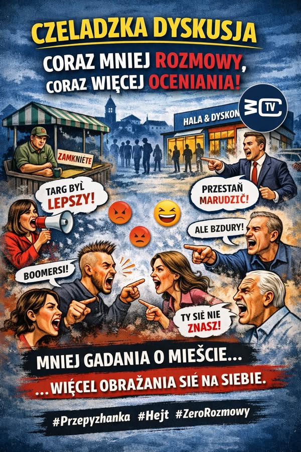 Czeladzka dyskusja. Coraz mniej rozmowy, coraz więcej oceniania 🗣️🏙️
