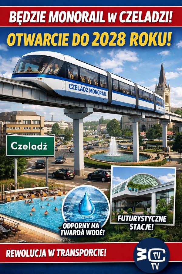Województwo zdecydowało: będzie monorail w Czeladzi! Pierwsze składy mają ruszyć do 2028 roku
