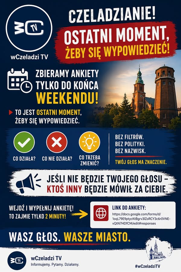 ⏳ Czeladzianie – ostatnia prosta.