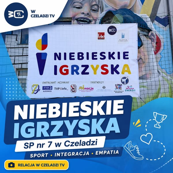 💙 Niebieskie Igrzyska w Szkole Podstawowej nr 7 w Czeladzi