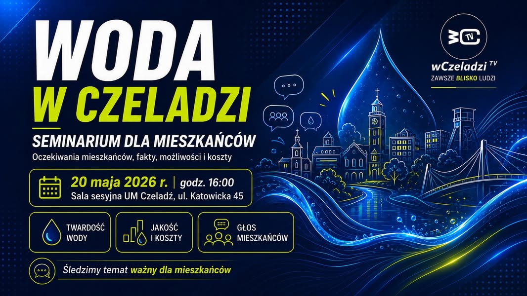 💧 Woda w Czeladzi. Temat, który mieszkańcy wyciągnęli na powierzchnię