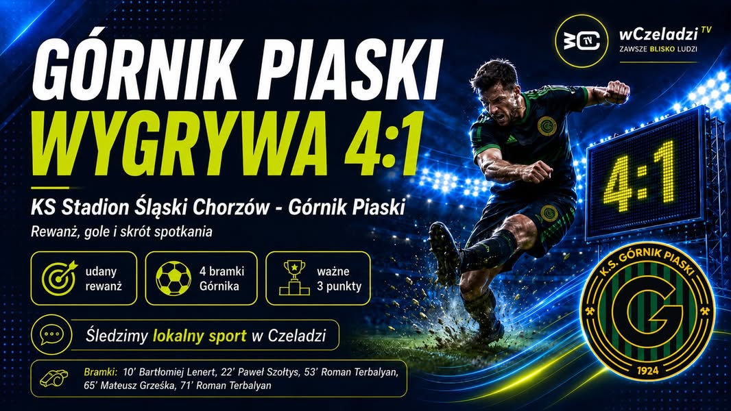 ⚽ Górnik Piaski z konkretnym rewanżem!