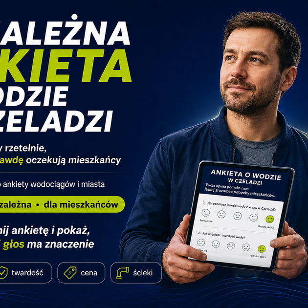 Niezależna ankieta o wodzie w Czeladzi