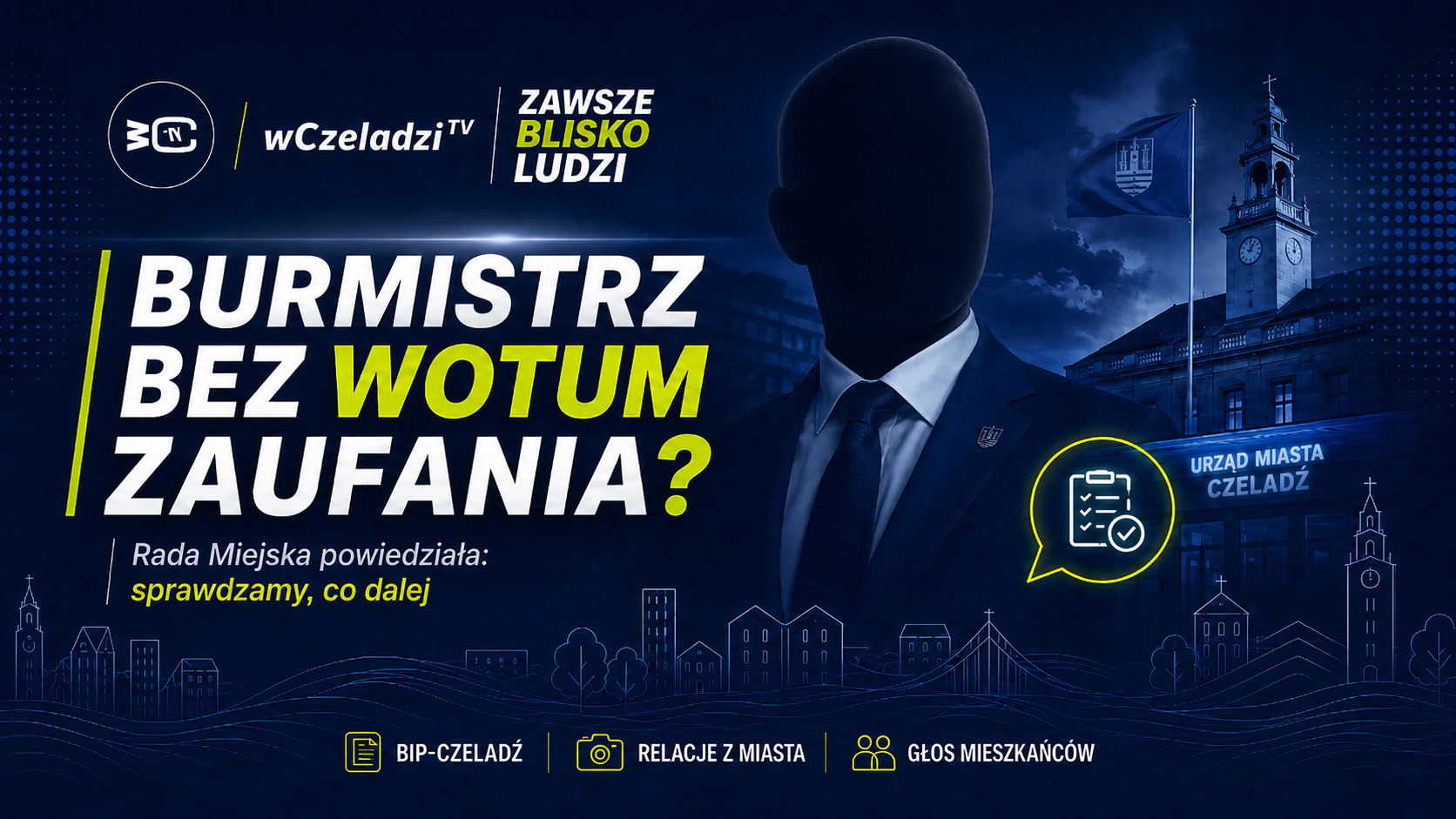 Burmistrz z absolutorium, ale bez wotum zaufania.