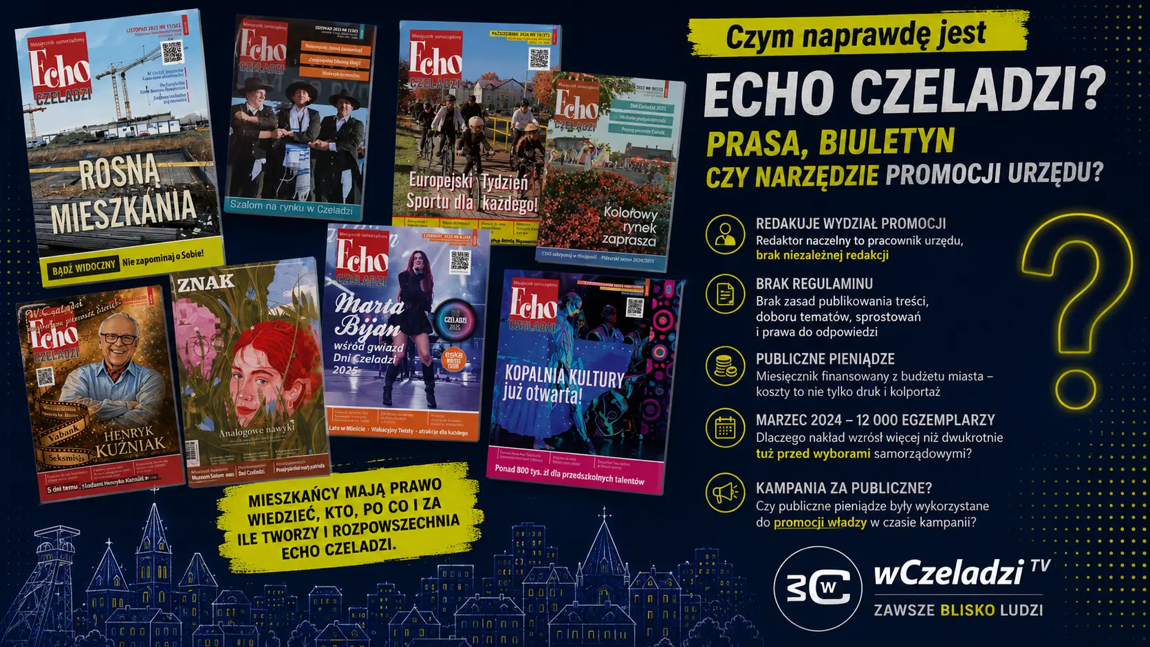 Czym właściwie jest „Echo Czeladzi”? Prasa, biuletyn czy narzędzie promocji urzędu?