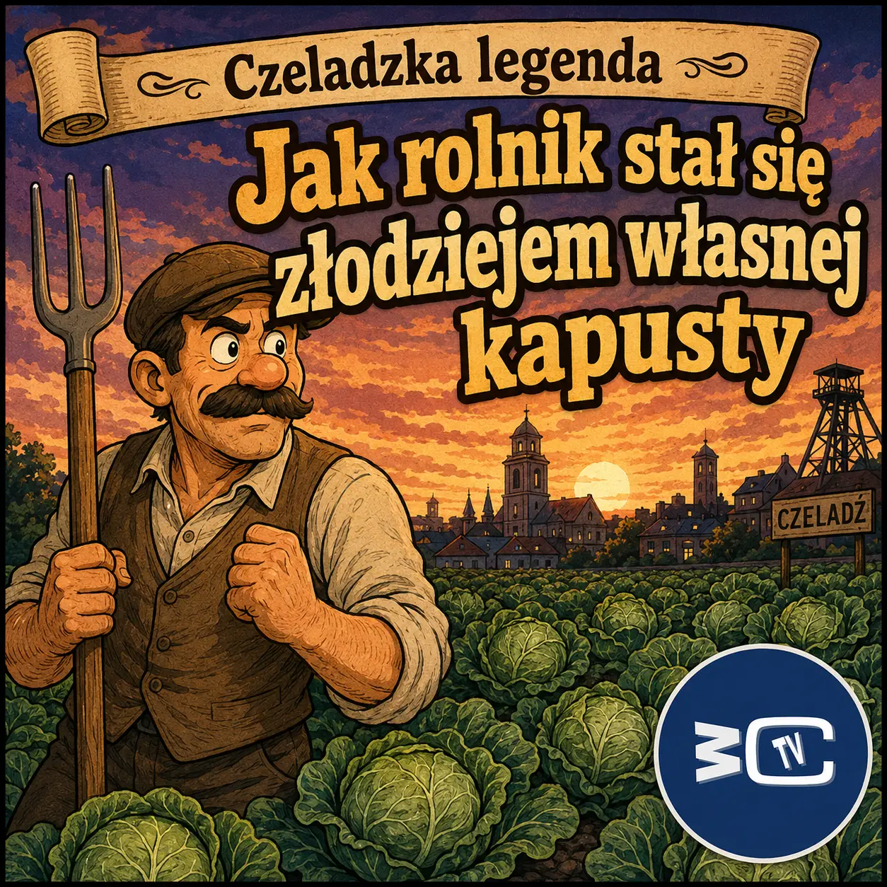 Jak rolnik z Czeladzi został złodziejem własnej kapusty. Czeladzka legenda w komiksie