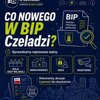Zmiany w BIP Czeladź – marzec i początek kwietnia 2026 W ostatnich……
