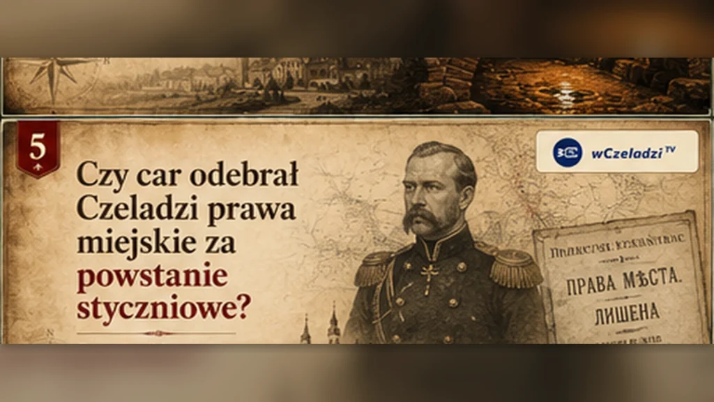 Czy car odebrał Czeladzi prawa miejskie za powstanie styczniowe?