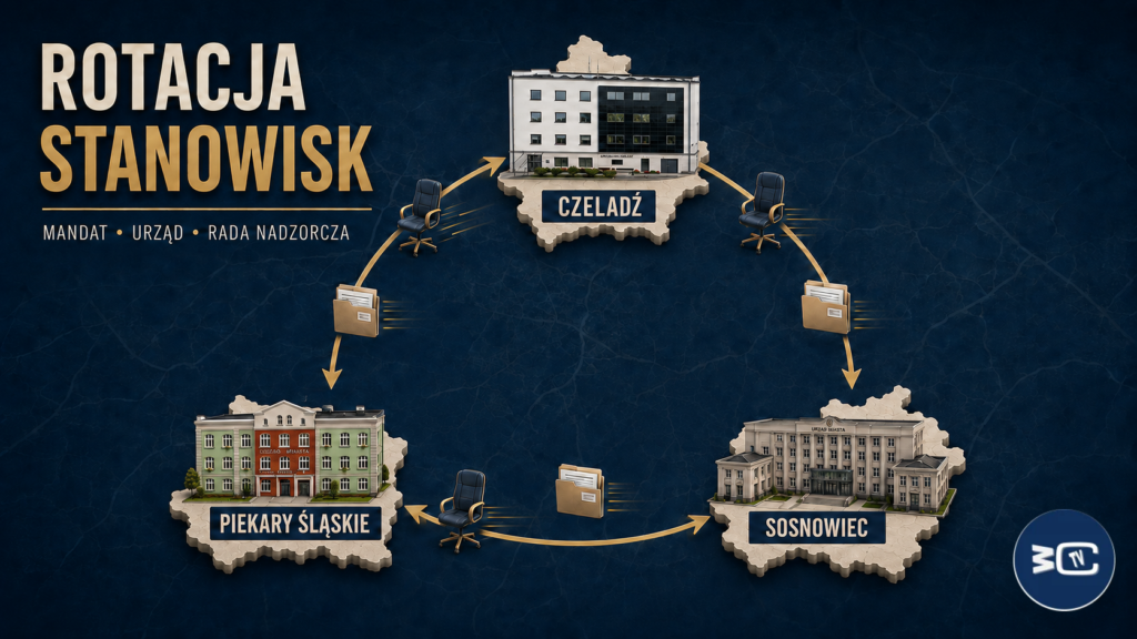 Rotacja stanowisk i funkcji nadzorczych między Czeladzią, Piekarami Śląskimi i Sosnowcem.