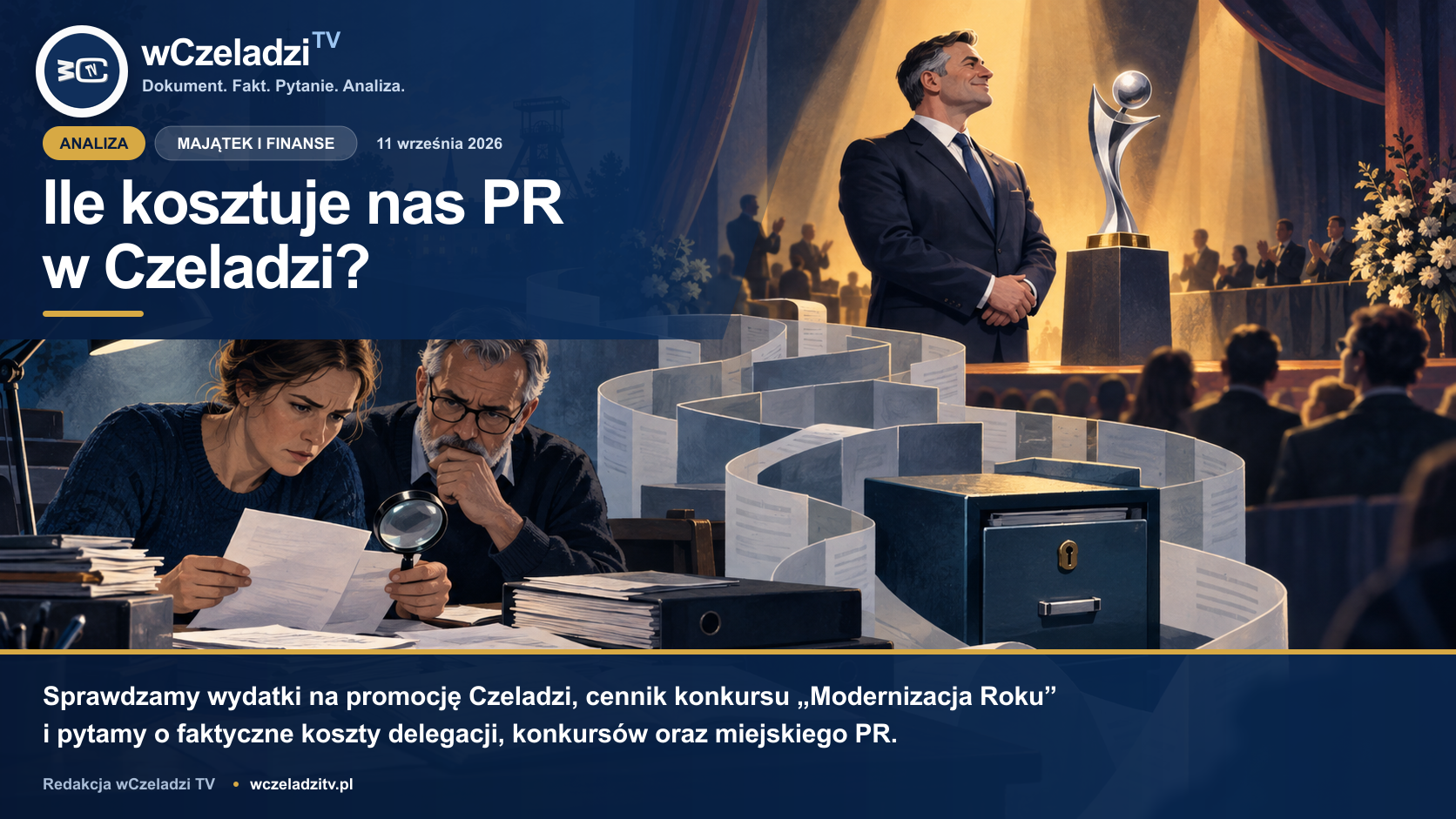 Ile kosztuje nas PR w Czeladzi — mieszkańcy analizują dokumenty dotyczące wydatków promocyjnych