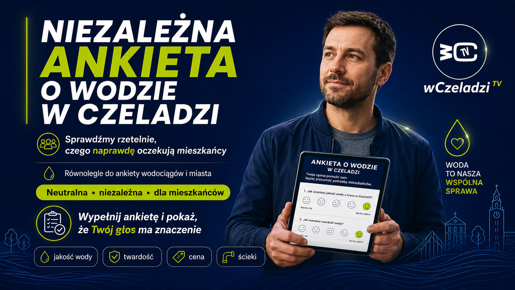 Niezależna ankieta o wodzie w Czeladzi